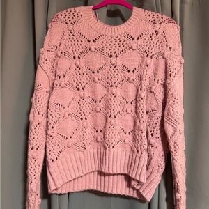 Lucky Brand Pink Knit Women's Sweater